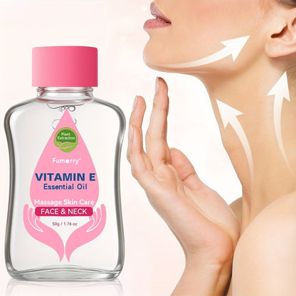 Vitamin E Essential Oil for Face, Neck & Body, Natural Multi-Plant Extract Nourishing Skincare Serum