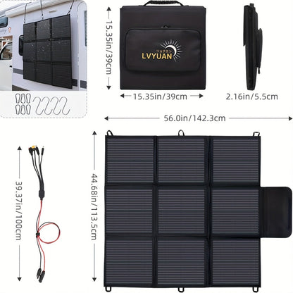 Foldable Solar Panel 120W 200W 300W 400W 22.5% High Efficiency Monocrystalline Portable Outdoor for Garden, Pathway and Patio Lighting
