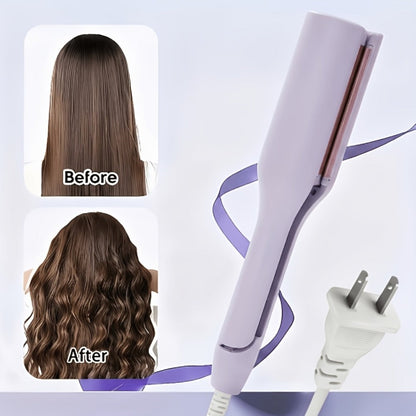 32mm Curling Iron 30-Second Rapid Heat – Adjustable Temperature U-Shaped & M-Shaped Long-Lasting Curls Salon-Smooth Frizz-Free Hair Styling