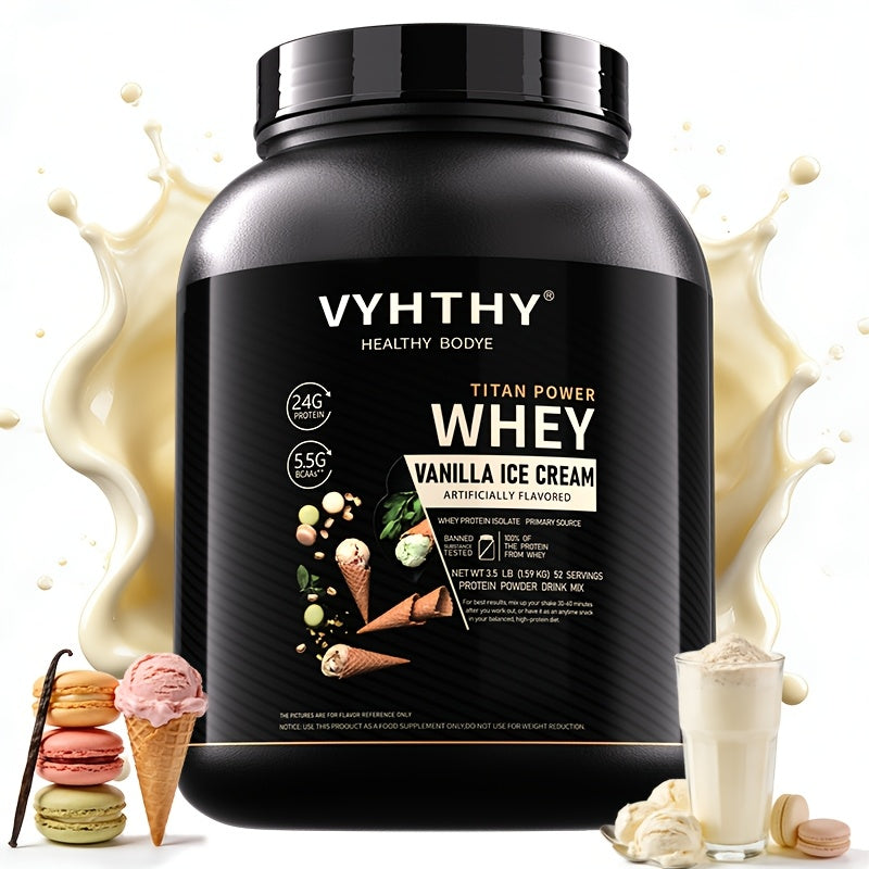 Whey Protein Powder Isolated & Hydrolyzed Blend with BCAAs, Low Carb Sports Nutrition Shake for Women