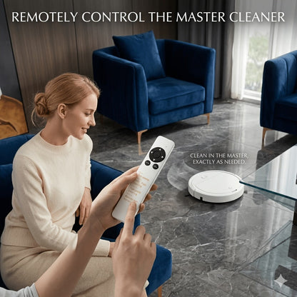 2000Pa Robot Vacuum Cleaner 150-Min Battery, Multifunctional Auto Floor Cleaner for Pet Hair, Dust & Paper Debris