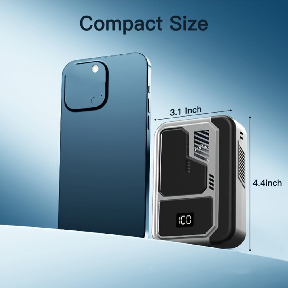 Neck Fan Portable Wearable, 3000mAh Battery Hands-Free Personal Fan 3 Wind Speeds Digital Display
