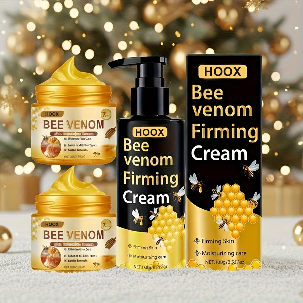 Bee Venom Firming Cream 100g for Face Neck Abdomen & Body – Moisturizing Anti-Aging Skin Tightening Cream for Sagging Loose Skin Smoother