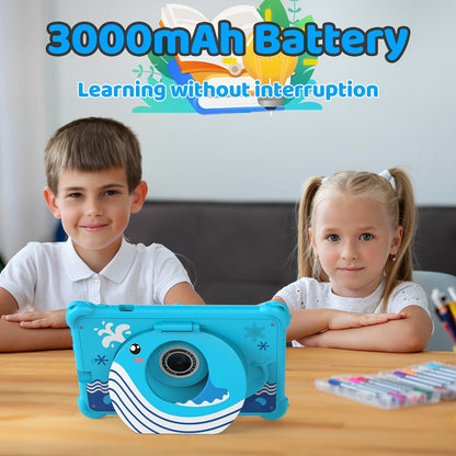 Kids Tablet PEICHENG 7 Inch with 2GB RAM, 32GB Built-In Storage, Dual Cameras, WiFi and Silicone Case