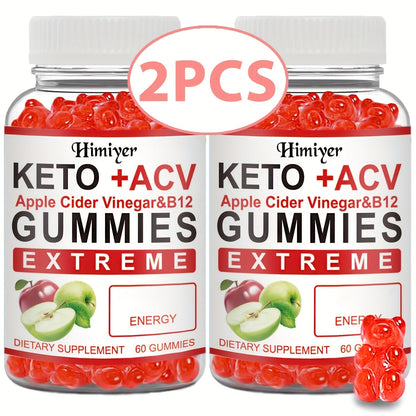 Keto ACV Gummies with Pomegranate Beet Juice B12 Vitamin C Vegan 60 Count for Women Men for Bath Time, Home Spa and Personal Care