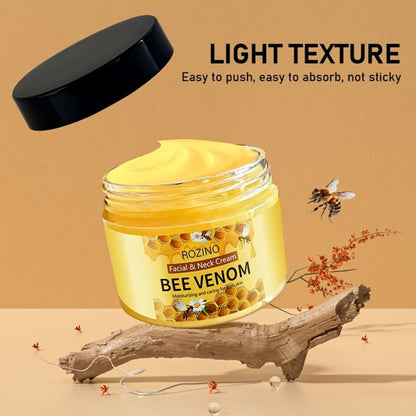 Bee Venom Face & Neck Lifting Cream 150g with Hyaluronic Acid & Vitamin E for Tightening, & Smoothing Skin