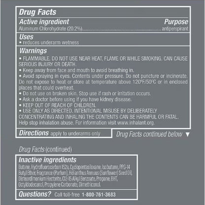 Dove Men+Care Dry Spray Antiperspirant Deodorant Pack of 6, 150mL Each (5 fl oz), 48H Protection
