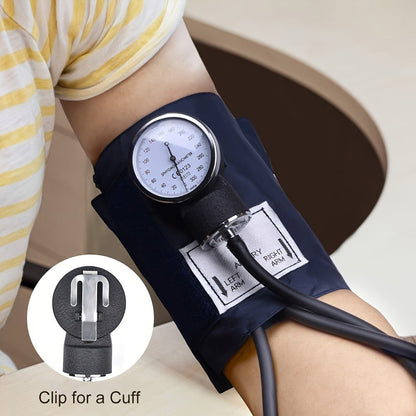 Blood Pressure Monitor Manual Aneroid Kit, Upper-Arm Cuff with Dial Gauge, Stethoscope and Carrying Case