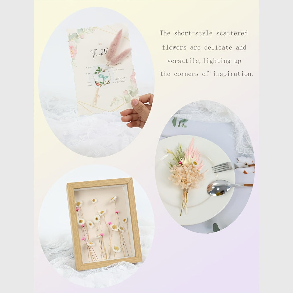 Dried Flower Bouquet with Pampas Grass - Boho Wedding Centerpiece Dried Floral Arrangement for Entryways, Bedrooms and Living Spaces