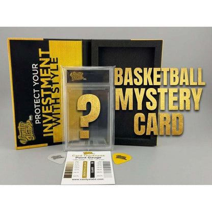 Sports Trading Cards, Basketball Vanity Slab with Black Label or Two-Slab Options for Display