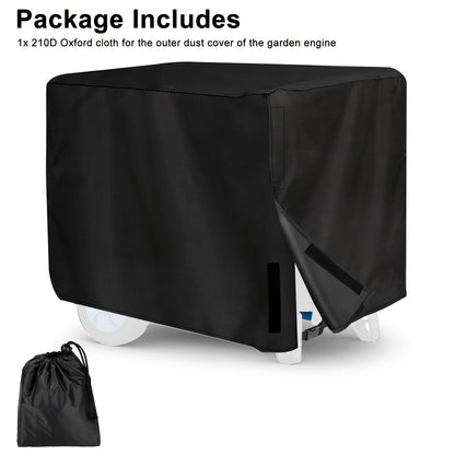 Generator Cover, Oxford Cloth Portable Generator Protector with Elastic Drawstring, UV & Rain Protection