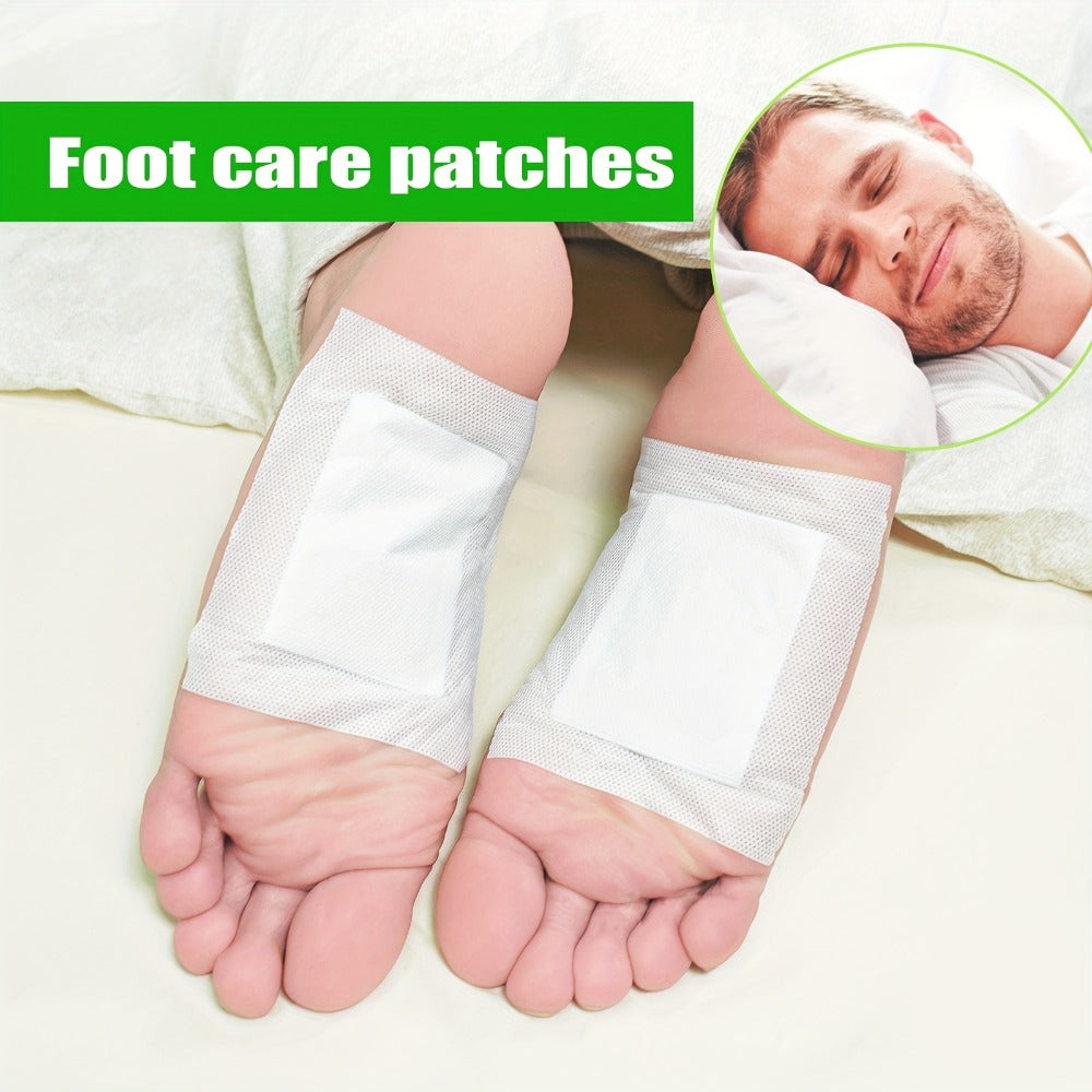 Foot Detox Patches Bamboo Vinegar & Ginger 60 & 160 Pcs – Deep Cleansing Natural Plant Ingredients Alcohol-Free Overnight Moisturizing Foot