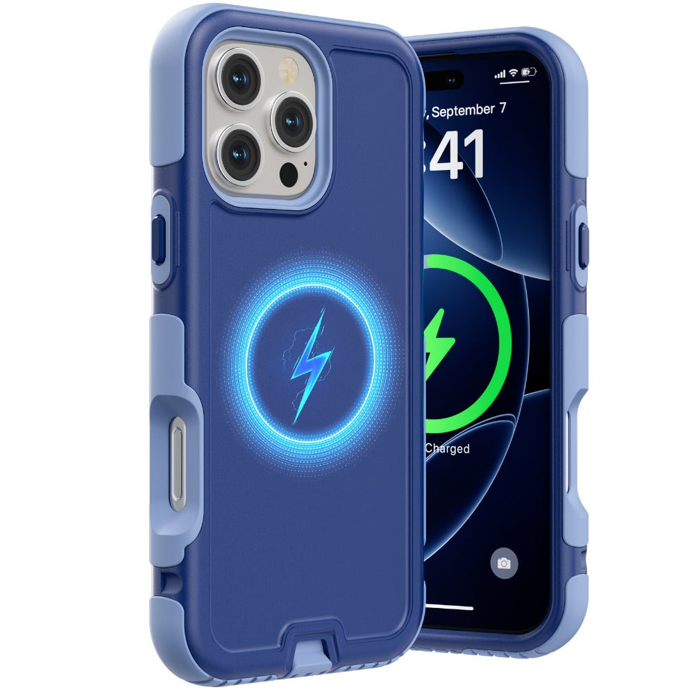 3-Layer Warrior Armor iPhone Case Full Body Shockproof Drop Protection Lining Built-In Dust Plug for an Everyday Personal Care Routine