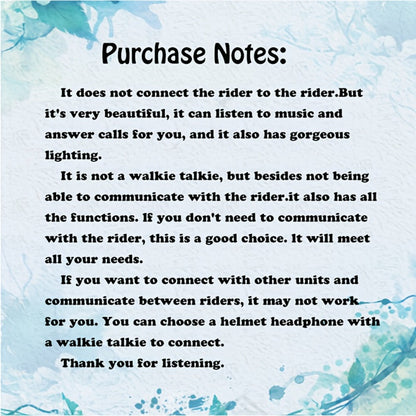 Motorcycle Helmet Bluetooth Headphones Wireless 5.0 – Hi-Fi Stereo, Noise Cancellation, Hands-Free Calls & Music, Easy Helmet Install