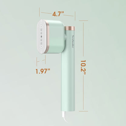 1200W Handheld Garment Steamer and Iron with 110–125V Label, Rest Pad and Three Color Options