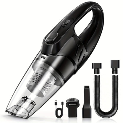 Model 807 Cordless Car Vacuum Cleaner with 6000Pa Pictured Rating, Five Accessories and Six Color Configurations