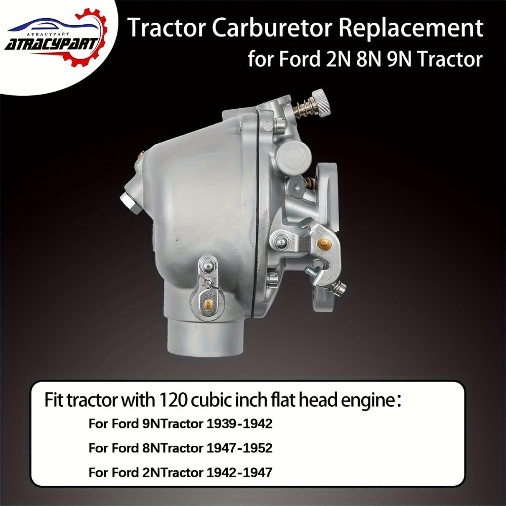 Ford Tractor Carburetor for 8N 9N 2N (1939-1952) – Replaces 8N9510C, 9N9510A, TSX241A, TSX33 – Includes Gasket & Bolts