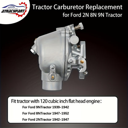 Ford Tractor Carburetor for 8N 9N 2N (1939-1952) – Replaces 8N9510C, 9N9510A, TSX241A, TSX33 – Includes Gasket & Bolts