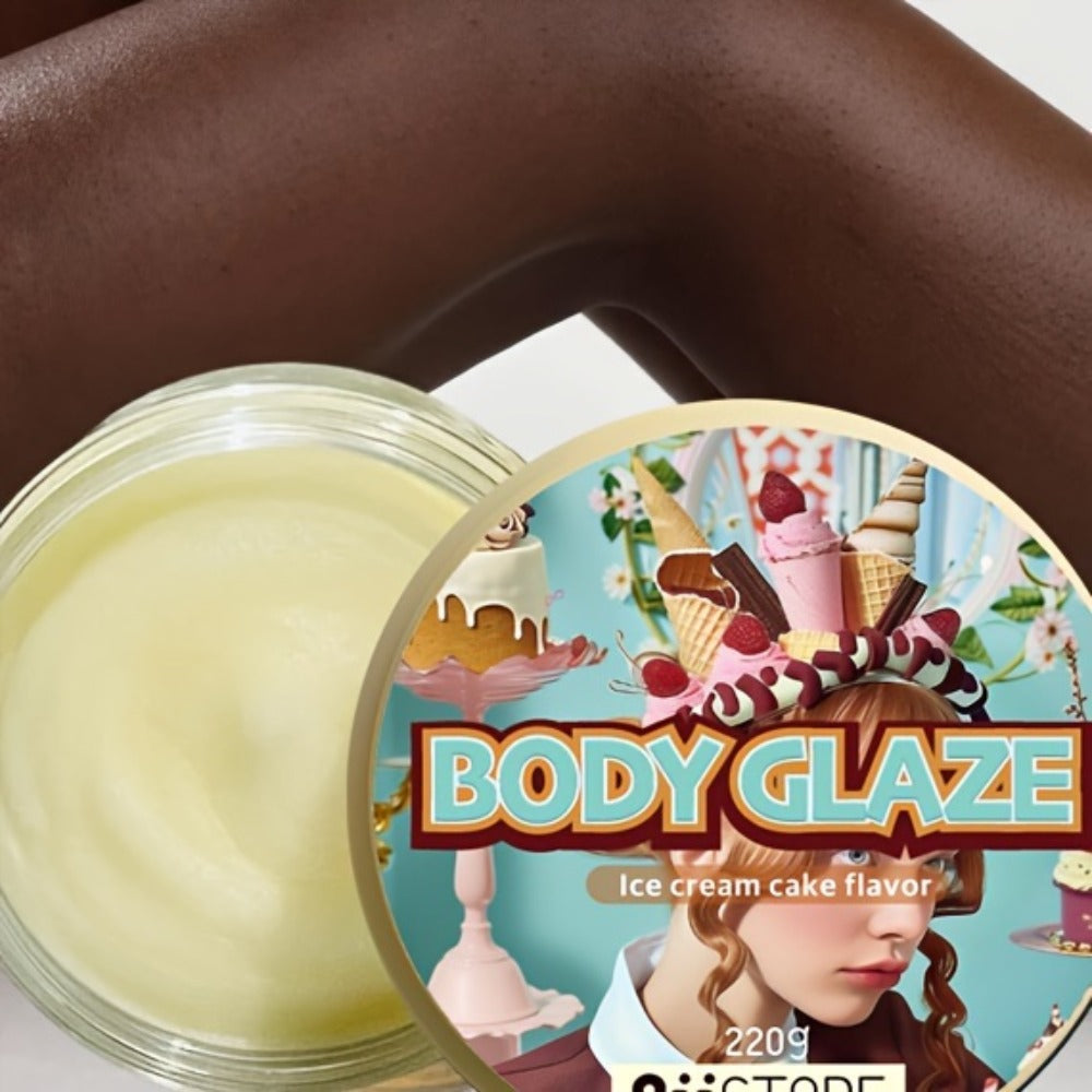 Body Glaze Moisturizer 80oz with Hyaluronic Acid and Glycerin in Four Scent Options for Daily Full Body Care