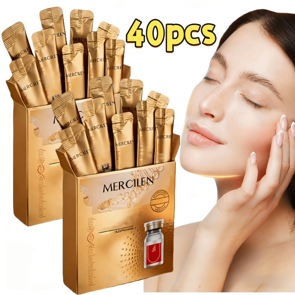 Collagen Sleep Facial Mask 40 Pack Overnight Skin Care Mask 4g Each Face Mask for All Skin Types Nourishing Gift Set Women
