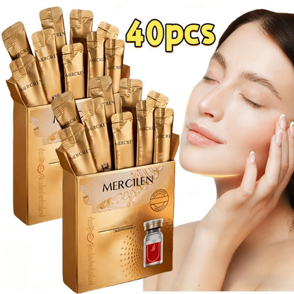 Collagen Sleep Facial Mask 40 Pack Overnight Skin Care Mask 4g Each Face Mask for All Skin Types Nourishing Gift Set Women