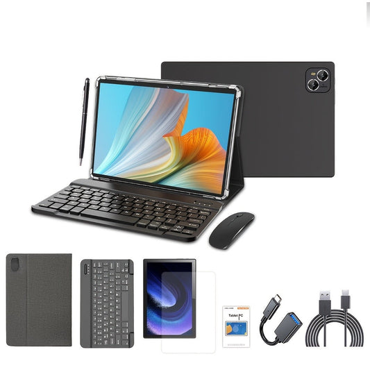 2-in-1 Tablet with Keyboard Mouse Stylus - Crelander 10 Inch Android Tablet 6GB RAM 128GB Storage for an Everyday Personal Care Routine
