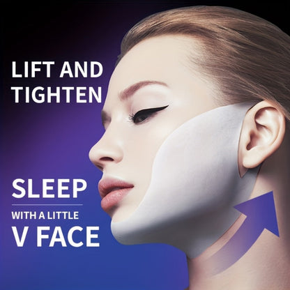 V-Line Face Mask 7 Pieces Hydrogel Chin Lifting & Jawline Contouring – Collagen, Hyaluronic Acid & Coffee Extract Firming Tightening