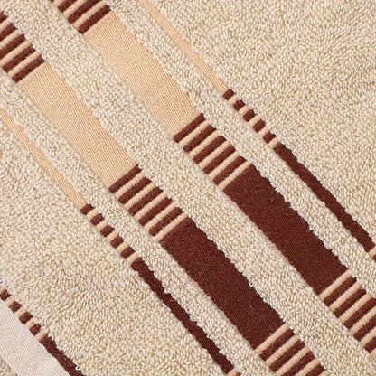 Towel Set 4-Pack Pure Cotton Face Towels in Camel, Beige Yellow or Mixed Colors for Home and Spa