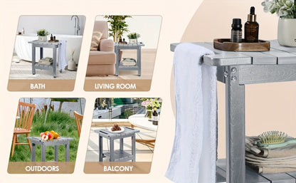 Shower Stool Bathroom Bench Bath Seat for Elderly Seniors Disabled Adults Inside Shower Tub Sturdy Bathroom Chair