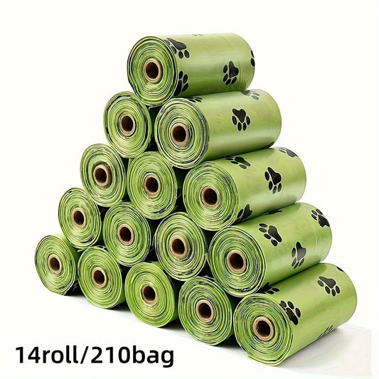 Dog Poop Bags Scented Leak-Proof 210 or 420 Count – 14 or 28 Rolls Pet Waste Bags for Dogs & Cats Odor Control Trash Can Liners Essential