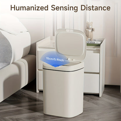 Motion Sensor Trash Can Touchless, Smart Hands-Free Trash Bin with Sealing Lid & Odor-Blocking Technology