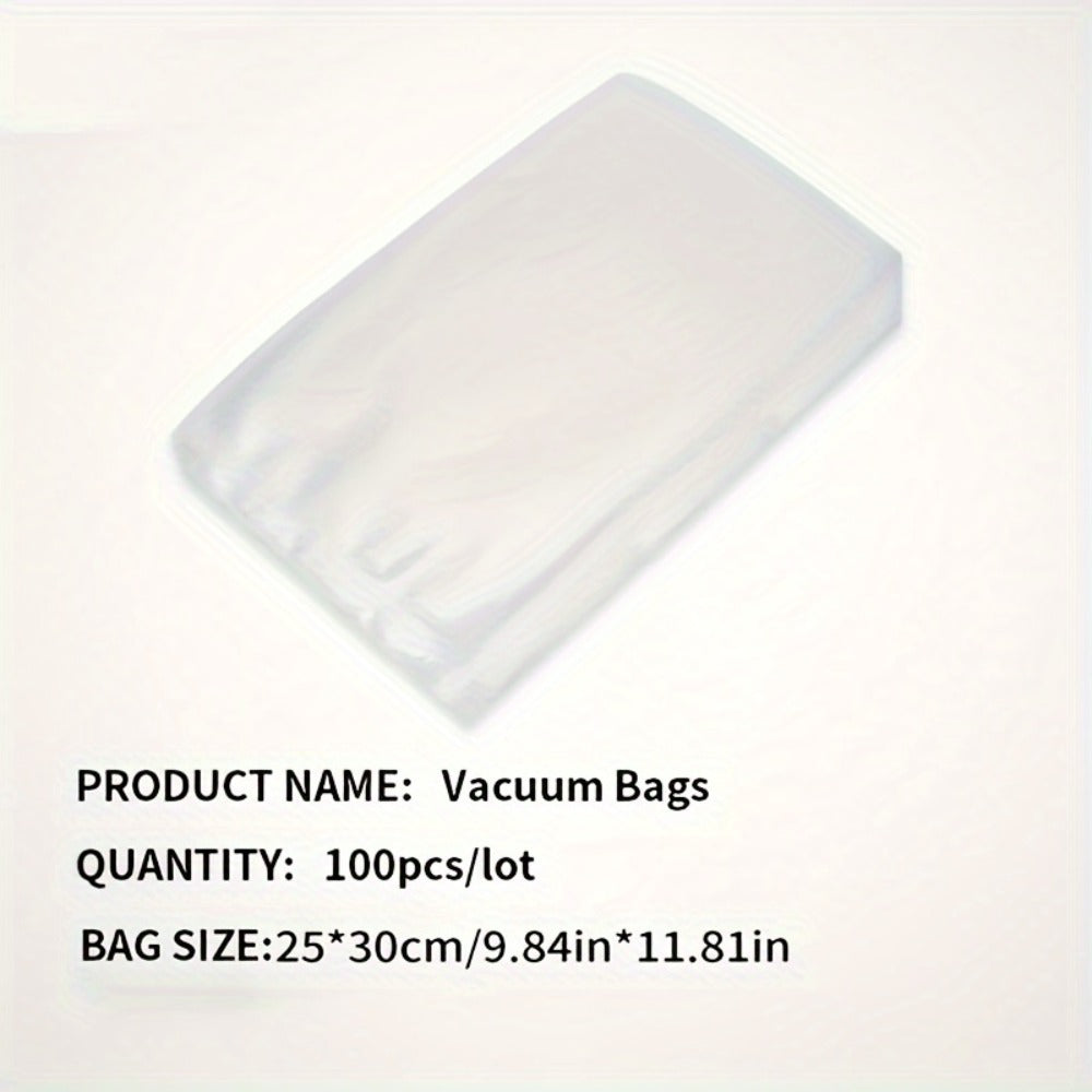 Micro Perforated Food Storage Bags 100 Pack - Breathable Ventilated Produce Bags for Fruits Vegetables Meat and Seafood