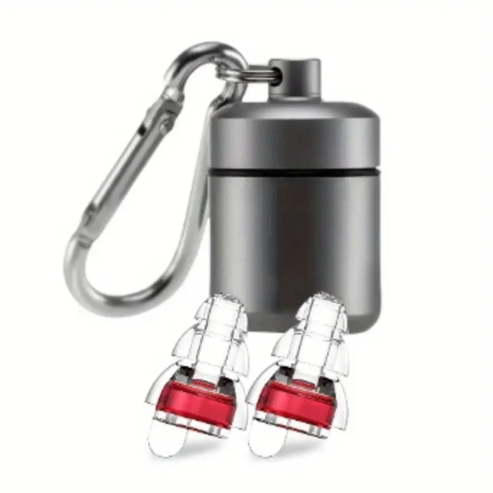 High Fidelity Earplugs for Concerts Musicians 24dB Noise Reduction, Advanced Filter Technology Ear Protection for Music Festivals