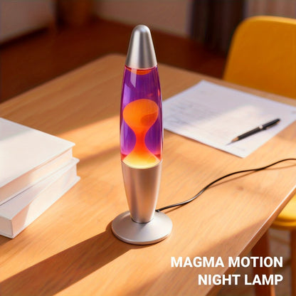 Lava Lamp 16 Inch for Bedroom Living Room Office, Relaxing Liquid Motion Lamp with Purple Water Yellow Wax