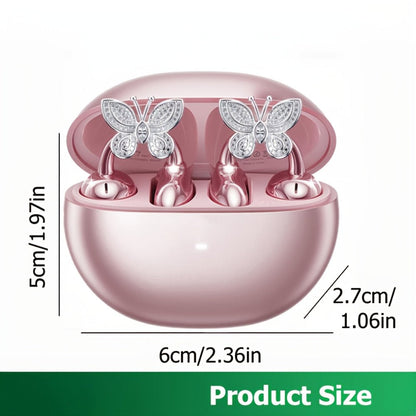 Clip On Wireless Earbuds Open Ear Bluetooth Headphones with Detachable Gemstone Earrings ANC for an Everyday Personal Care Routine