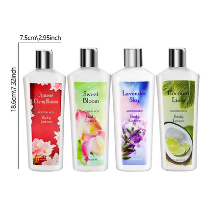 Scented Body Lotion Two-Bottle Set in Lavender, Sweet Bloom or Coconut Lime Fragrance Options