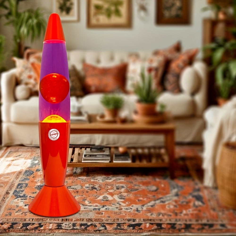 Lava Lamp 14 Inch Liquid Motion Lamp Relaxing Night Light Home Decor for Living Room Bedroom for Entryways, Bedrooms and Living Spaces