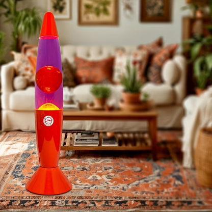 Lava Lamp 14 Inch Liquid Motion Lamp Relaxing Night Light Home Decor for Living Room Bedroom for Entryways, Bedrooms and Living Spaces