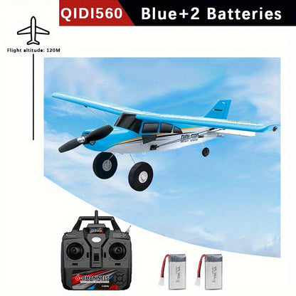 RC Airplane QIDI560 M7 Brushless Fixed Wing, 6-Channel 6-Axis Gyro Remote Control Plane with 3D Stunts