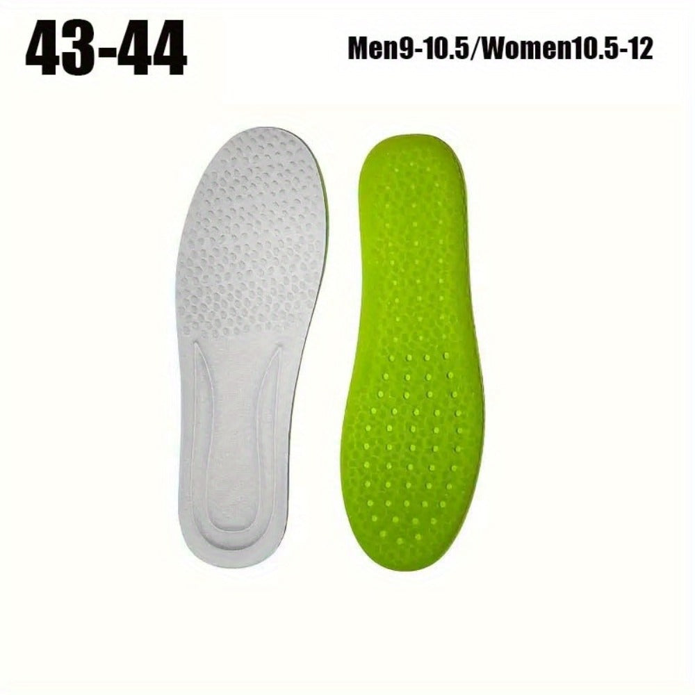 Foam Cushion Insoles 8pcs (4 Pairs) – Breathable Anti-Sweat Sports & Work Insoles for Men & Women, EU 35-46