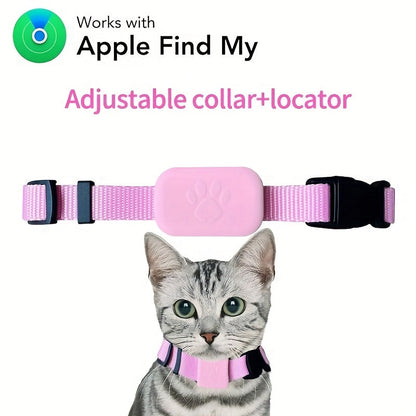 Pet GPS Tracking Collar Dual-System Smart Positioning, Anti-Lost Adjustable Collar Tracker for Cats Dogs & Puppies