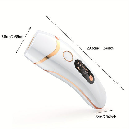 IPL Hair Removal Device for Women & Men, 999, 000 Flashes Permanent Hair Remover with 3 Functions (HR/SC/RA)