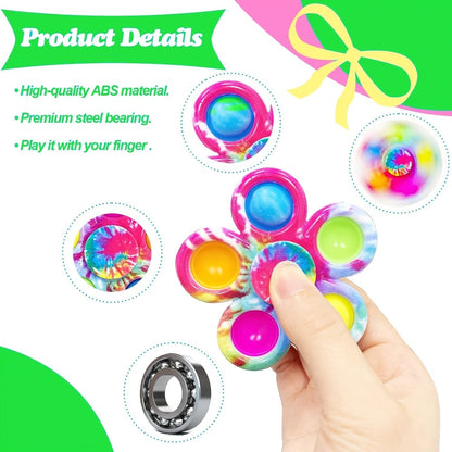 Sensory Fidget Spinners Bulk 30 Pack with the Listed Color, Size or Set Options for Everyday Carry