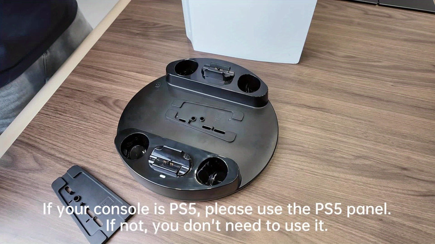 PS5 Charging Station with RGB Light Stand for PS5 Slim PS5 Pro - Fast Dual Controller Charger for an Everyday Personal Care Routine