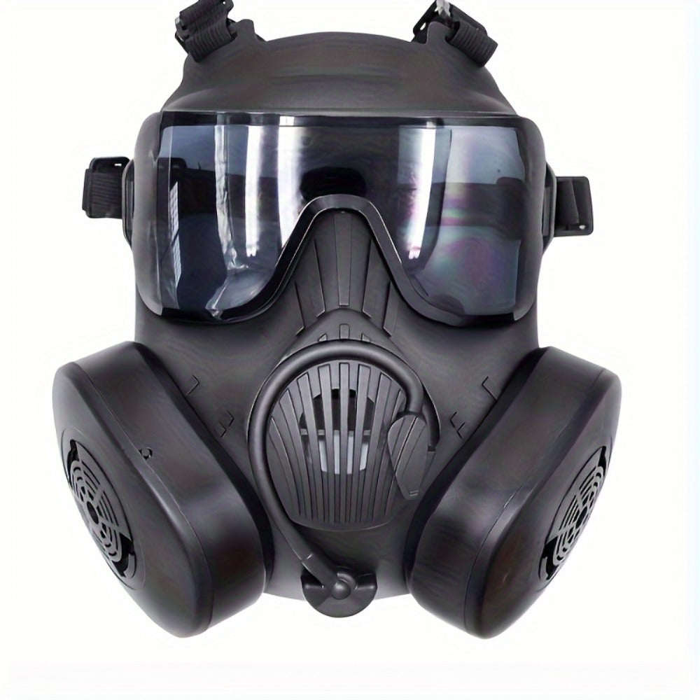 Tactical CS Costume Prop Mask Plastic Airsoft Style – Military Face Mask for Men Halloween Cosplay Role Play CS Simulation Outdoor Camping