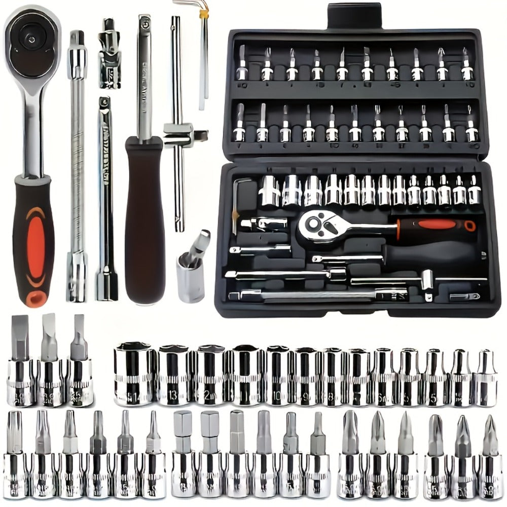Automotive Mechanic Tool Set in 53-Piece, 325-Piece or 47-Piece with Gloves Checkout Options