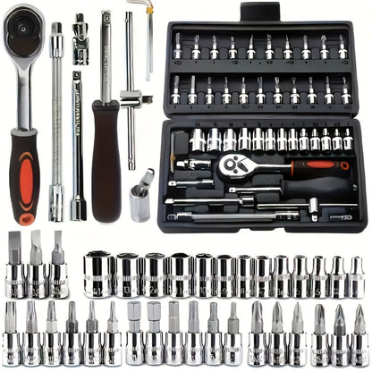 Automotive Mechanic Tool Set in 53-Piece, 325-Piece or 47-Piece with Gloves Checkout Options