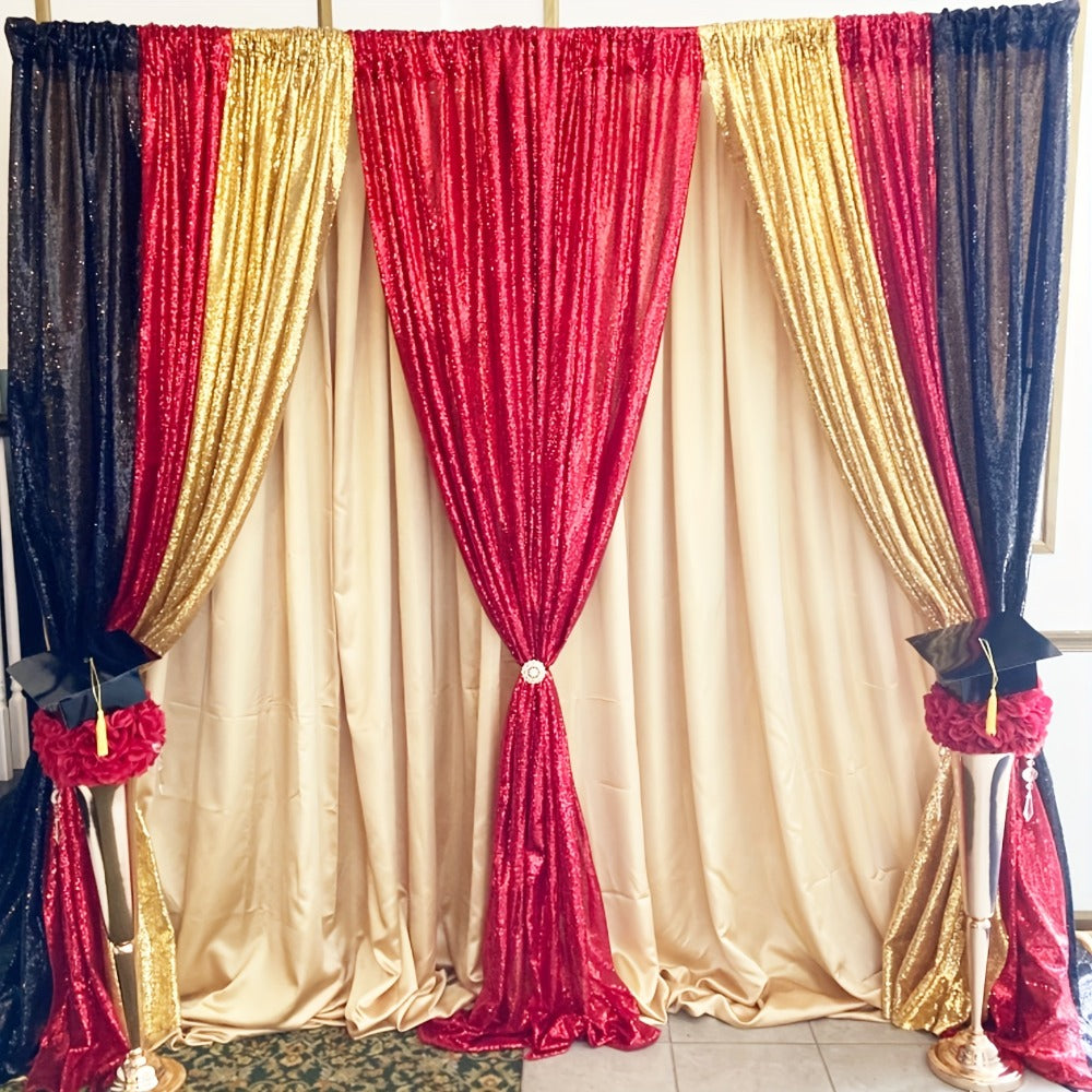 Sequin Backdrop Curtains 2FTx8FT Glitter Photography Background Panels for Party Wedding Birthday for an Everyday Personal Care Routine