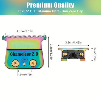 BaBylissPRO Zero-Gapped Replacement Trimmer Blades FX707C – Compatible with FX787 & FX726, Professional Barberology Grade