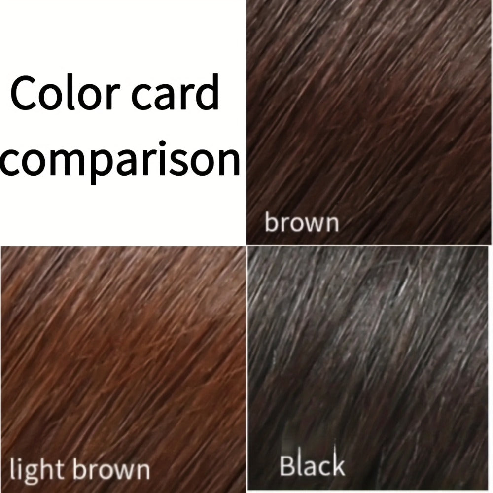 Hair Topper with Bangs for Women Thinning Hair Crown Coverage 10 Inch Lightweight Clip In Top Wig Volume Boost Black Dark Brown Light Brown